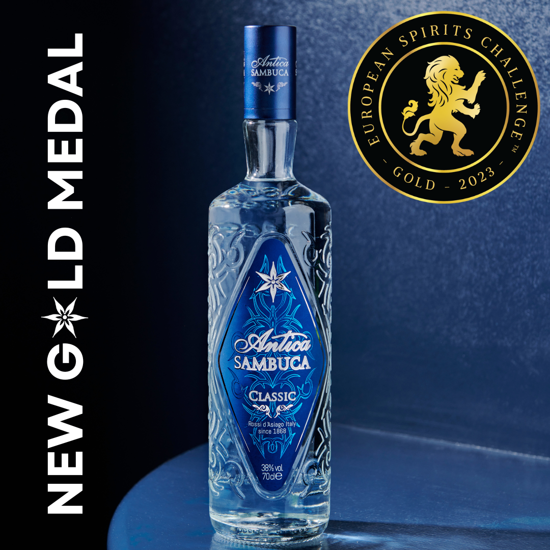 ANTICA SAMBUCA CLASSIC IS GOLD AT THE EUROPEAN SPIRITS CHALLENGE 2023